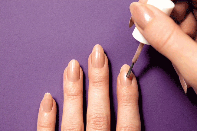 at-home manicure